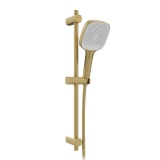 Vado Cameo Satin Brass Multi Function Slide Rail Shower Kit